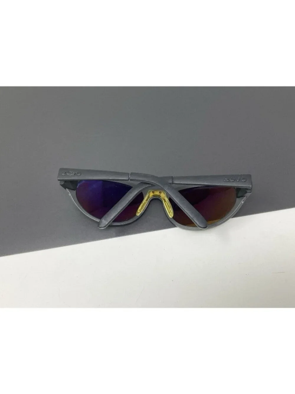 Revo 1804 055 Sunglasses FRAME ONLY  Brushed Gray Scratched Lenses